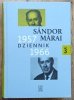 Sandor Marai Dziennik 1957-1966 tom 3